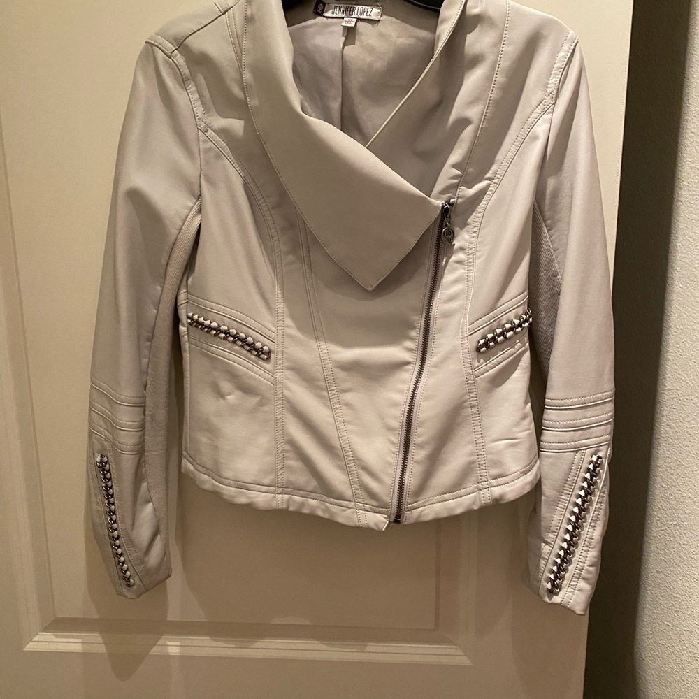 JLo Faux leather Moto jacket - Picture 8 of 8